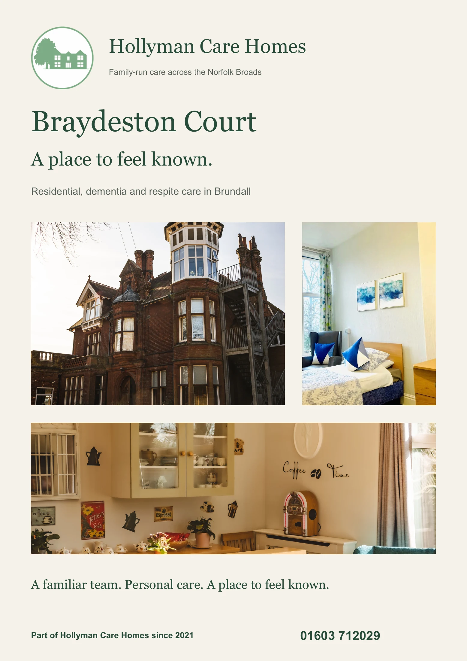 Braydeston Court brochure, page 1
