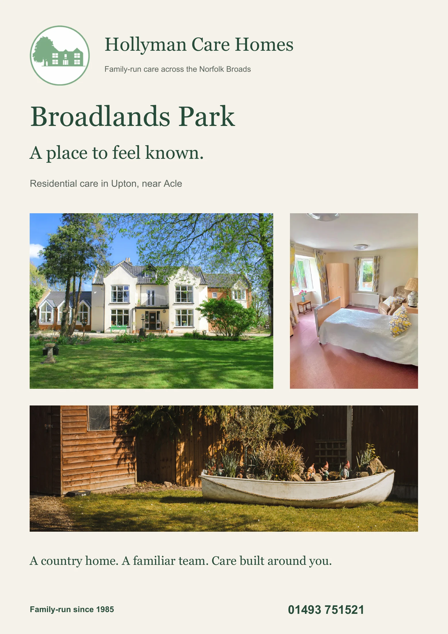 Broadlands Park brochure, page 1